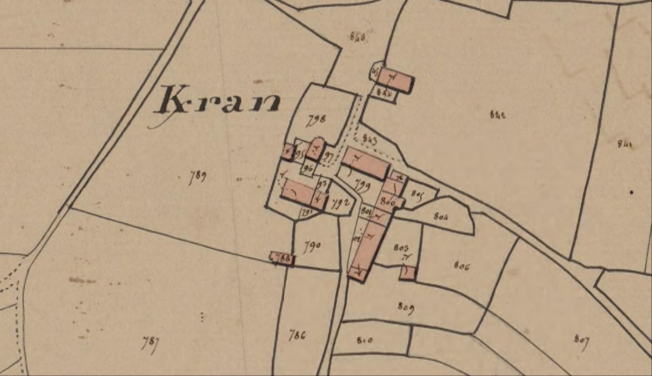 Extrait de plan napoléonien