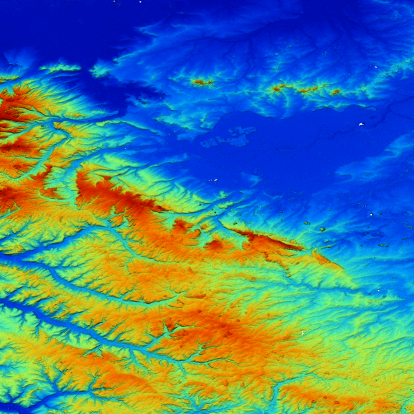 Visualisation d'un fichier SRTM90